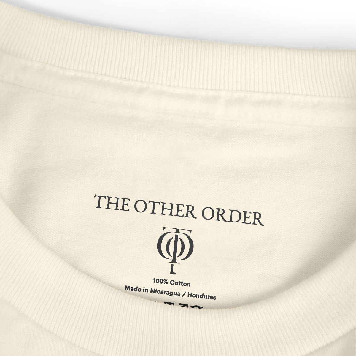 The Other Order Private Civilization bone — private label, label detail