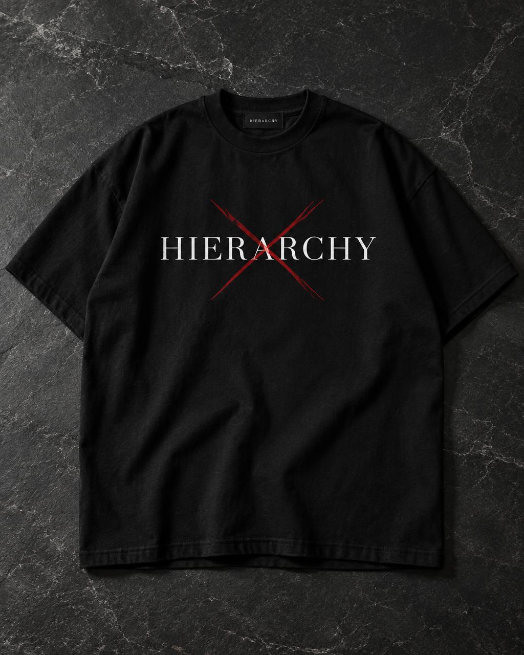 Hierarchy, Men's Heavyweight Graphic T-Shirt