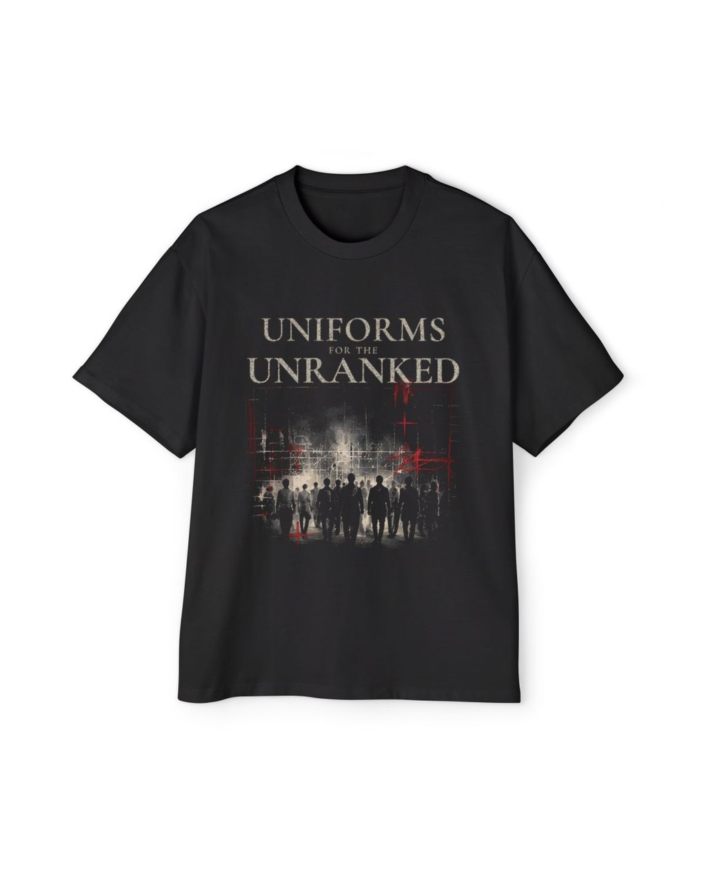 The Other Order Uniforms for the Unranked, Black Edition Heavyweight T-Shirt